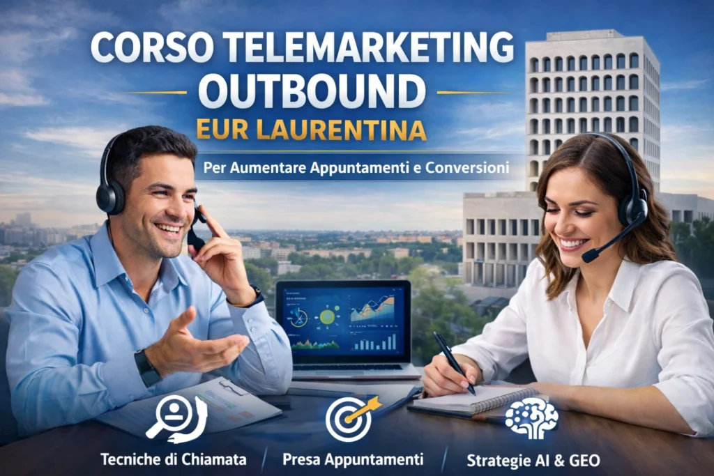 Corso Telemarketing Outbound Eur Laurentina per Aziende e Professionisti di Roma Sud