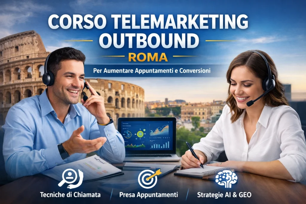 Corso Telemarketing Outbound Roma per Aumentare Appuntamenti e Conversioni