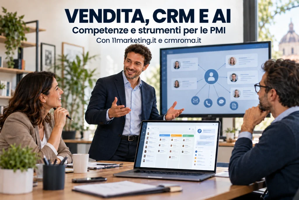 Formazione commerciale e CRM: tecniche di vendita e AI per le PMI